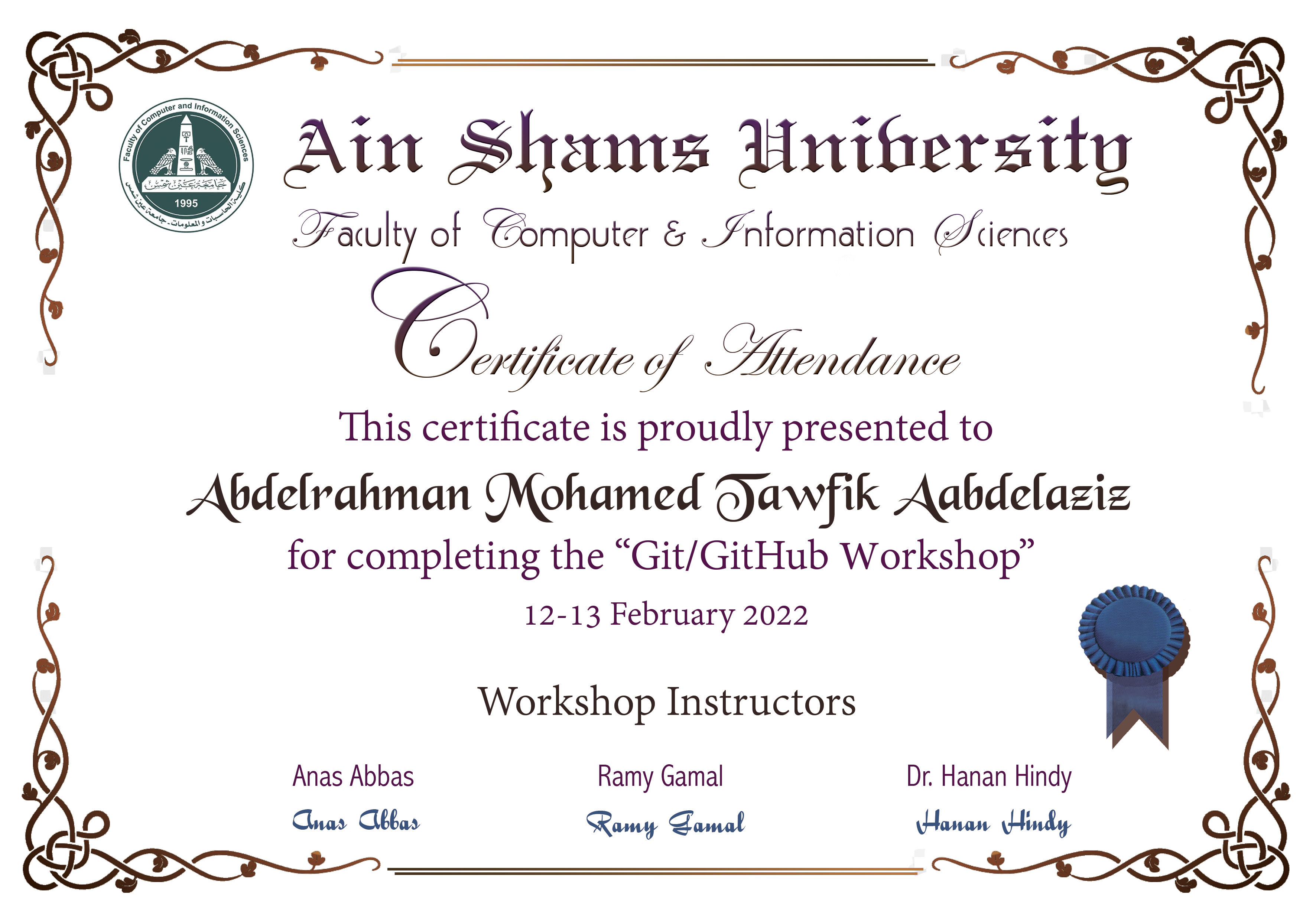 FCIS Git & GitHub Certificate